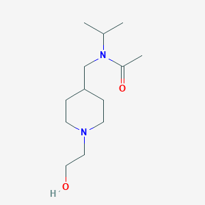 N-[1-(2-Hydroxy-ethyl)-piperidin-4-ylmethyl]-N-isopropyl-acetamide