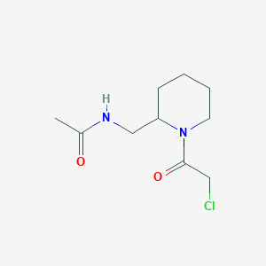 N-[1-(2-Chloro-acetyl)-piperidin-2-ylmethyl]-acetamide