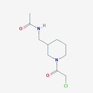 N-[1-(2-Chloro-acetyl)-piperidin-3-ylmethyl]-acetamide