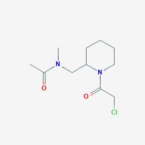 N-[1-(2-Chloro-acetyl)-piperidin-2-ylmethyl]-N-methyl-acetamide