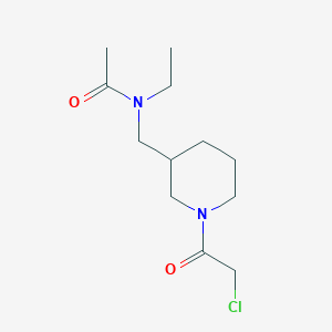 N-[1-(2-Chloro-acetyl)-piperidin-3-ylmethyl]-N-ethyl-acetamide