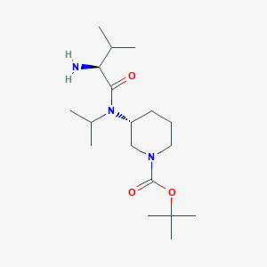 (R)-3-[((S)-2-Amino-3-methyl-butyryl)-isopropyl-amino]-piperidine-1-carboxylic acid tert-butyl ester