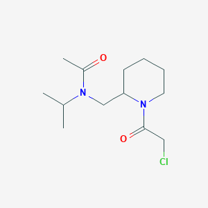 N-[1-(2-Chloro-acetyl)-piperidin-2-ylmethyl]-N-isopropyl-acetamide