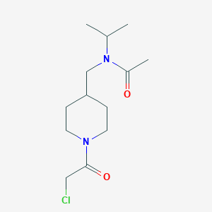 N-[1-(2-Chloro-acetyl)-piperidin-4-ylmethyl]-N-isopropyl-acetamide