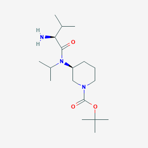 (S)-3-[((S)-2-Amino-3-methyl-butyryl)-isopropyl-amino]-piperidine-1-carboxylic acid tert-butyl ester