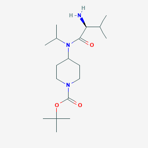 4-[((S)-2-Amino-3-methyl-butyryl)-isopropyl-amino]-piperidine-1-carboxylic acid tert-butyl ester