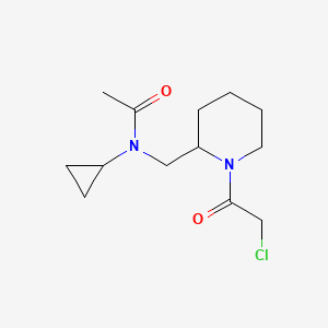 N-[1-(2-Chloro-acetyl)-piperidin-2-ylmethyl]-N-cyclopropyl-acetamide