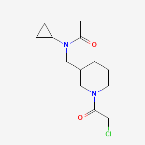 N-[1-(2-Chloro-acetyl)-piperidin-3-ylmethyl]-N-cyclopropyl-acetamide