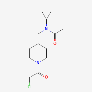 N-[1-(2-Chloro-acetyl)-piperidin-4-ylmethyl]-N-cyclopropyl-acetamide