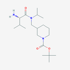 3-{[((S)-2-Amino-3-methyl-butyryl)-isopropyl-amino]-methyl}-piperidine-1-carboxylic acid tert-butyl ester