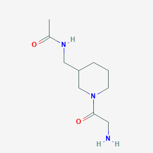 N-[1-(2-Amino-acetyl)-piperidin-3-ylmethyl]-acetamide