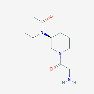 N-[(S)-1-(2-Amino-acetyl)-piperidin-3-yl]-N-ethyl-acetamide