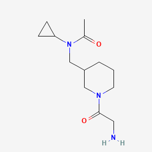 N-[1-(2-Amino-acetyl)-piperidin-3-ylmethyl]-N-cyclopropyl-acetamide