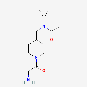 N-[1-(2-Amino-acetyl)-piperidin-4-ylmethyl]-N-cyclopropyl-acetamide