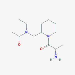 N-[1-((S)-2-Amino-propionyl)-piperidin-2-ylmethyl]-N-ethyl-acetamide