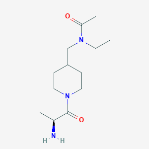 N-[1-((S)-2-Amino-propionyl)-piperidin-4-ylmethyl]-N-ethyl-acetamide