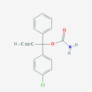B079192 1-(4-Chlorophenyl)-1-phenyl-2-propynyl carbamate CAS No. 10473-70-8