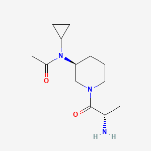 N-[(S)-1-((S)-2-Amino-propionyl)-piperidin-3-yl]-N-cyclopropyl-acetamide