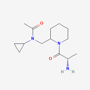 N-[1-((S)-2-Amino-propionyl)-piperidin-2-ylmethyl]-N-cyclopropyl-acetamide