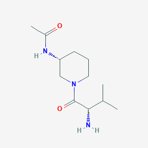 N-[(R)-1-((S)-2-Amino-3-methyl-butyryl)-piperidin-3-yl]-acetamide