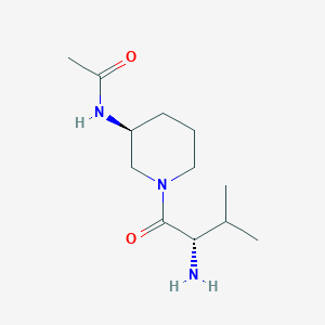 N-[(S)-1-((S)-2-Amino-3-methyl-butyryl)-piperidin-3-yl]-acetamide