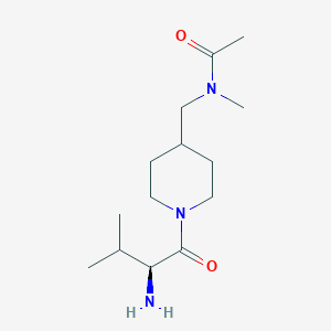 N-[1-((S)-2-Amino-3-methyl-butyryl)-piperidin-4-ylmethyl]-N-methyl-aceamide