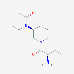 N-[(S)-1-((S)-2-Amino-3-methyl-butyryl)-piperidin-3-yl]-N-ethyl-acetamide