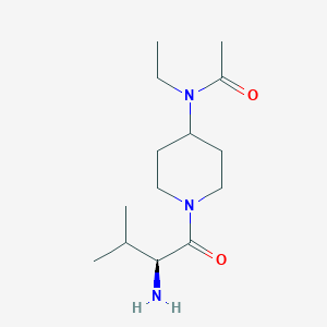 N-[1-((S)-2-Amino-3-methyl-butyryl)-piperidin-4-yl]-N-ethyl-acetamide