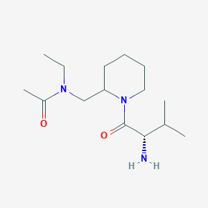 N-[1-((S)-2-Amino-3-methyl-butyryl)-piperidin-2-ylmethyl]-N-ethyl-acetamide