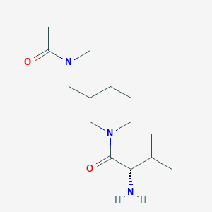 N-[1-((S)-2-Amino-3-methyl-butyryl)-piperidin-3-ylmethyl]-N-ethyl-acetamide