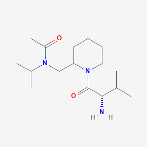 N-[1-((S)-2-Amino-3-methyl-butyryl)-piperidin-2-ylmethyl]-N-isopropyl-acetamide