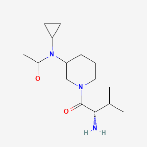 N-[1-((S)-2-Amino-3-methyl-butyryl)-piperidin-3-yl]-N-cyclopropyl-acetamide