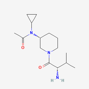 N-[(R)-1-((S)-2-Amino-3-methyl-butyryl)-piperidin-3-yl]-N-cyclopropyl-acetamide