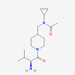 N-[1-((S)-2-Amino-3-methyl-butyryl)-piperidin-4-ylmethyl]-N-cyclopropyl-acetamide