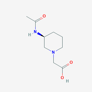 ((S)-3-Acetylamino-piperidin-1-yl)-acetic acid