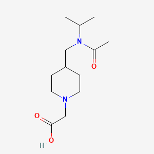 molecular formula C13H24N2O3 B7919420 {4-[(Acetyl-isopropyl-amino)-methyl]-piperidin-1-yl}-acetic acid 