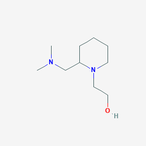 molecular formula C10H22N2O B7919459 2-(2-Dimethylaminomethyl-piperidin-1-yl)-ethanol 