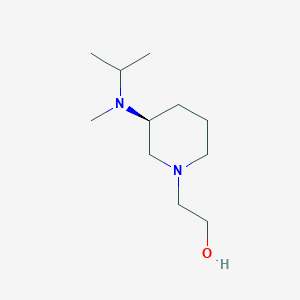 molecular formula C11H24N2O B7919476 2-[(S)-3-(Isopropyl-methyl-amino)-piperidin-1-yl]-ethanol 