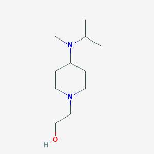 molecular formula C11H24N2O B7919484 2-[4-(Isopropyl-methyl-amino)-piperidin-1-yl]-ethanol 