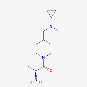 (S)-2-Amino-1-{4-[(cyclopropyl-methyl-amino)-methyl]-piperidin-1-yl}-propan-1-one