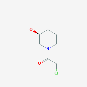 molecular formula C8H14ClNO2 B7919623 2-Chloro-1-((S)-3-methoxy-piperidin-1-yl)-ethanone 