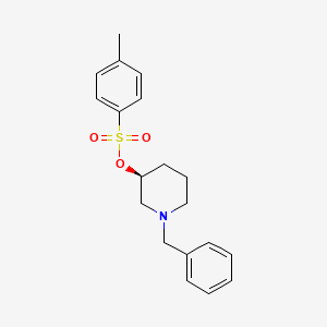 molecular formula C19H23NO3S B7919640 Toluene-4-sulfonic acid (S)-1-benzyl-piperidin-3-yl ester 