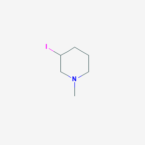 molecular formula C6H12IN B7919679 3-Iodo-1-methyl-piperidine 