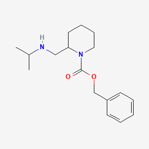 molecular formula C17H26N2O2 B7919731 2-(Isopropylamino-methyl)-piperidine-1-carboxylic acid benzyl ester 