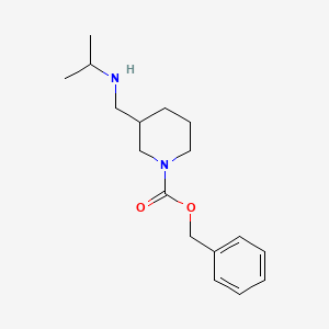 molecular formula C17H26N2O2 B7919735 3-(Isopropylamino-methyl)-piperidine-1-carboxylic acid benzyl ester 