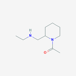 molecular formula C10H20N2O B7919789 1-(2-Ethylaminomethyl-piperidin-1-yl)-ethanone 