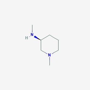 molecular formula C7H16N2 B7919834 Methyl-((S)-1-methyl-piperidin-3-yl)-amine 