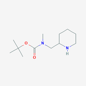 molecular formula C12H24N2O2 B7919843 Methyl-piperidin-2-ylmethyl-carbamic acid tert-butyl ester 