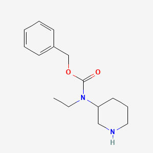 molecular formula C15H22N2O2 B7919876 Ethyl-piperidin-3-yl-carbamic acid benzyl ester 