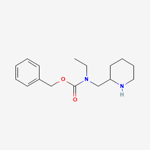 molecular formula C16H24N2O2 B7919877 Ethyl-piperidin-2-ylmethyl-carbamic acid benzyl ester 